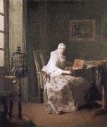 Jean Baptiste Simeon Chardin, Birdie and woman
